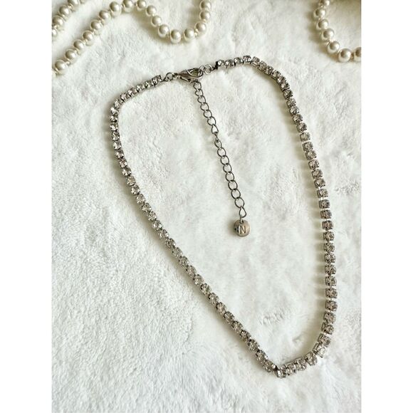Sparkly like new Rhinestone statement necklace - Picture 1 of 4